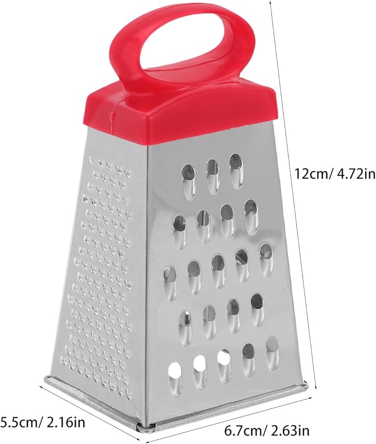 Cabilock 4 Sided Stainless Steel Cheese Grater Box Vegetable Slicer Food Shredder Kitchen Gadget - Image 4